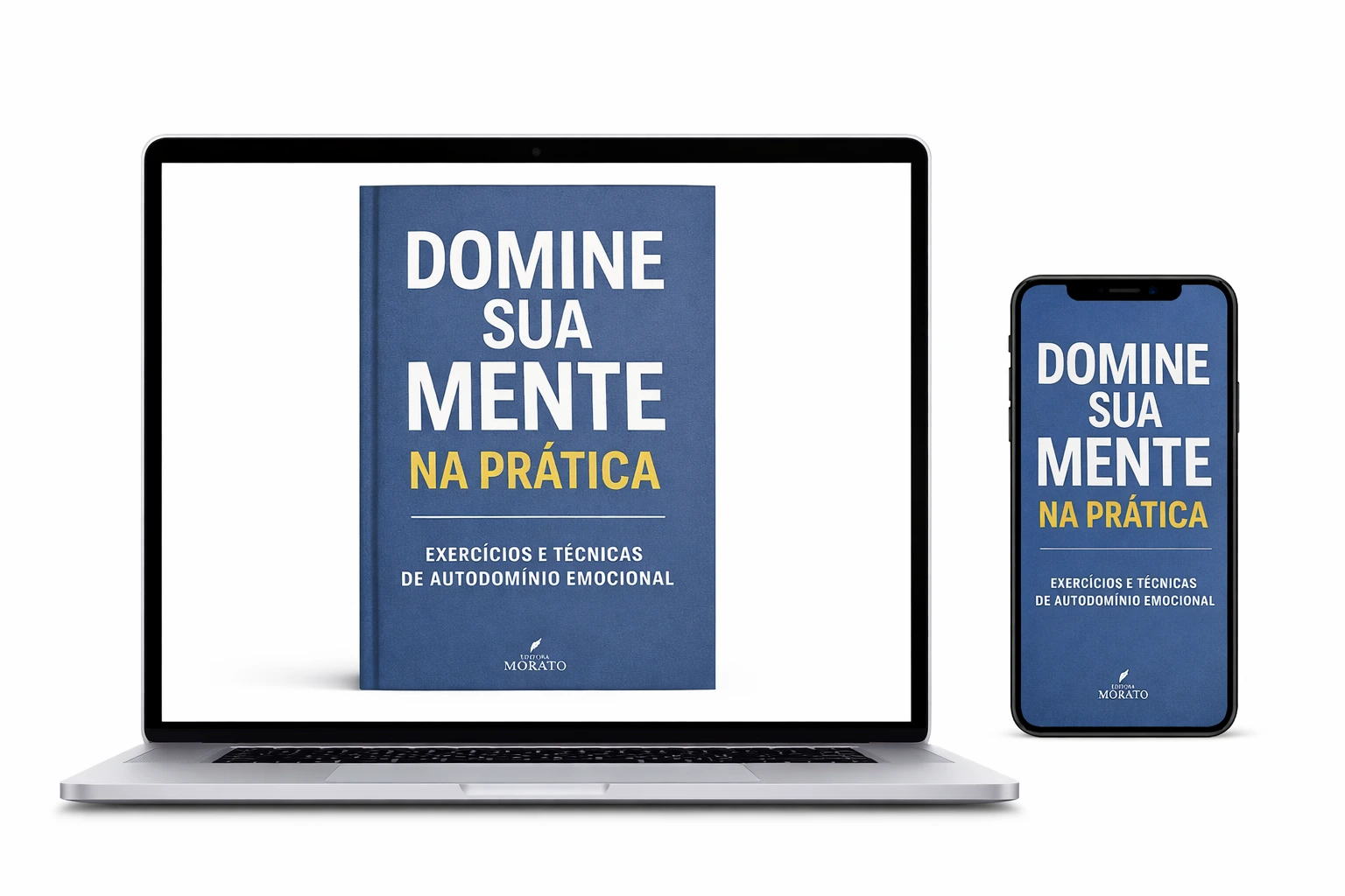 Ebook Domine sua mente na prática no notebook